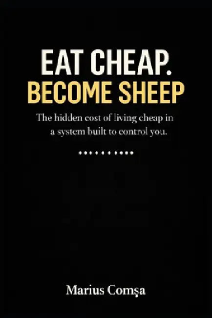 Eat Cheap. Become Sheep.: The hidden cost of living cheap in a system built to control you by Marius ComȘa