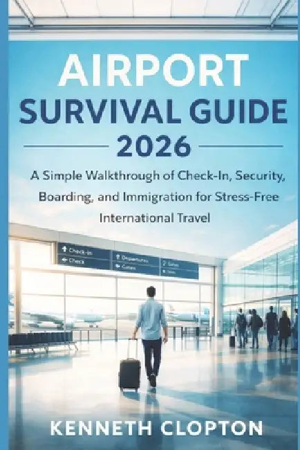 Airport Survival Guide 2026: A Simple Walkthrough of Check-In, Security, Boarding, and Immigration for Stress-Free International Travel by Kenneth Clopton