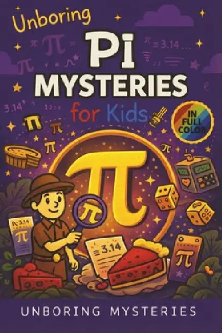 Unboring Pi Mysteries for Kids: Funny, Fascinating Guide to the Most Baffling Pi Mysteries, Number Secrets, and Mathematical Wonders by Unboring Mysteries
