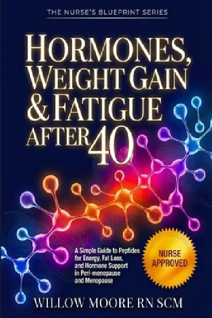 Hormones, Weight Gain & Fatigue After 40: A Simple Guide to Peptides for Energy, Fat Loss, and Hormone Support in Peri-menopause and Menopause by Willow Moore Scm