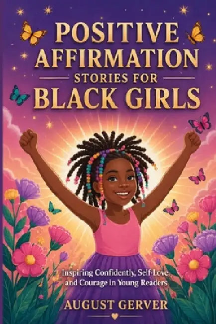 Positive Affirmation Stories for Black Girls: Inspiring Confidence, Self-Love, and Courage in Young Readers by August Gerver