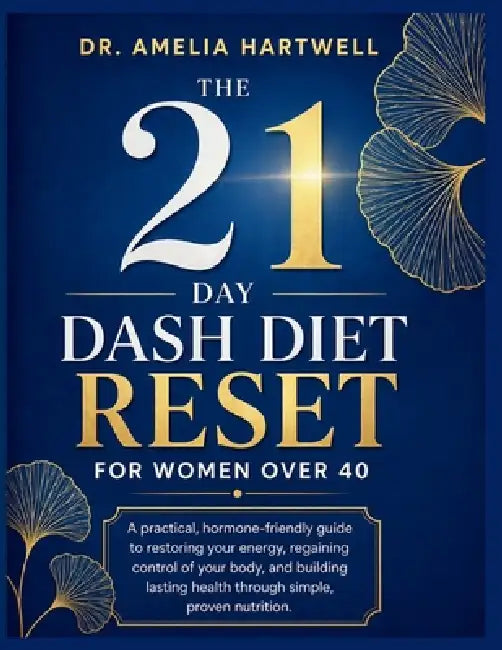 The 21-Day DASH Diet Reset for Women Over 40: A practical, hormone-friendly guide to restoring your energy, regaining control of your body, and buildi by Amelia Hartwell