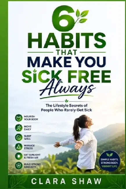 6 Habits that Make You Sick Free Always: The Lifestyle Secrets of People Who Rarely Get Sick by Clara Shaw
