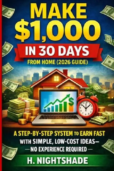 Make $1,000 in 30 Days from Home (2026 Guide): A Step by Step to Earn Fast with Simple Low Coast Idea No Experience Required by H. Nightshade