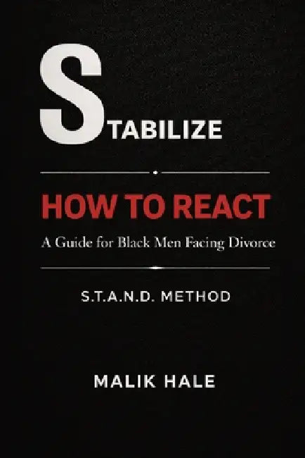 How to React: A Guide for Black Men Facing Divorce: STABILIZE by Malik Hale