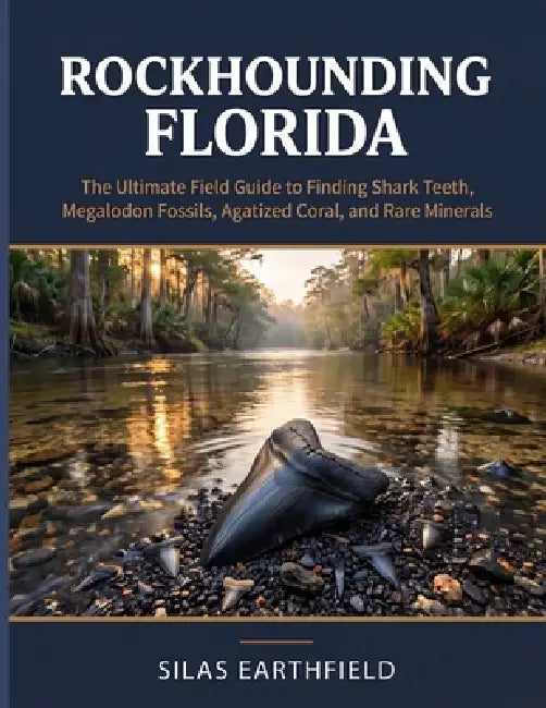 Rockhounding Florida: The Ultimate Field Guide to Finding Shark Teeth, Megalodon Fossils, Agatized Coral, and Rare Minerals by Silas Earthfield