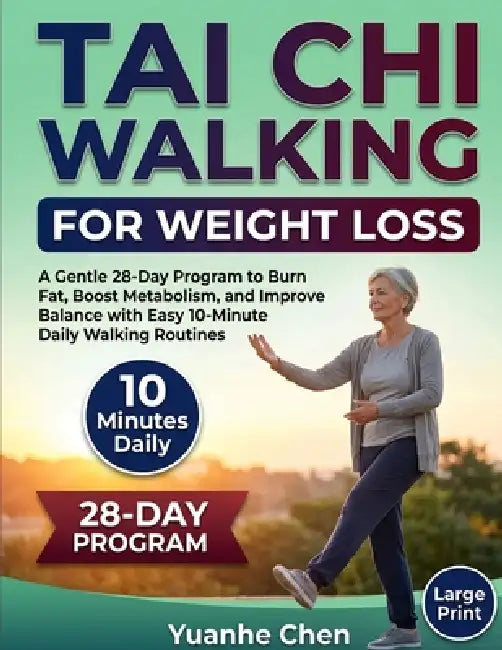 Tai Chi Walking for Weight Loss: A 28-Day Guided Program with Simple 10-Minute Daily Routines Designed to Support Healthy Fat Burn, Improve Balance, a by Yuanhe Chen