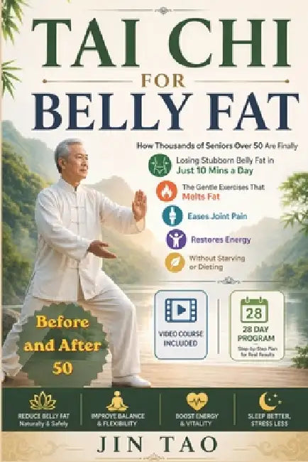 Tai CHI for Belly Fat: How Thousands of Seniors Over 50 Are Finally Losing Stubborn Belly Fat in Just 10 Mins a Day - The Gentle Exercises That Melts by Jin Tao