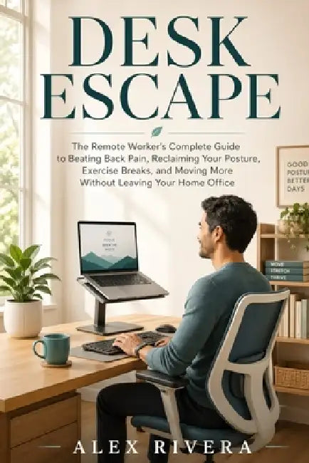 Desk Escape: The Remote Worker's Complete Guide to Beating Back Pain, Reclaiming Your Posture, Exercise Breaks, and Moving More Without Leaving Your H by Alex Rivera