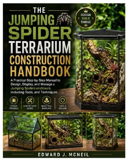The Jumping Spider Terrarium Construction Handbook: A Practical Step-by-Step Manual to Design, Display, and Manage a Jumping Spiders enclosure, Includ by Edward J. McNeil