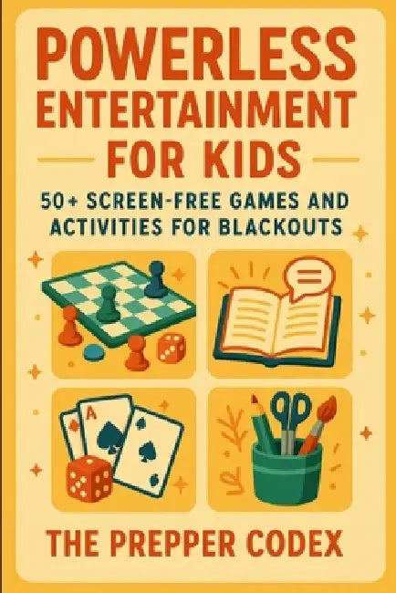 Powerless Entertainment for Kids: 50+ Engaging Screen-Free Games & Activities for Blackouts and Power Outages by Jordan Ellis