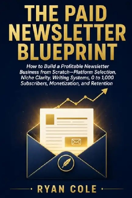 The Paid Newsletter Blueprint: How to Build a Profitable Newsletter Business from Scratch-Platform Selection, Niche Clarity, Writing Systems, 0 to 1,0 by Ryan Cole