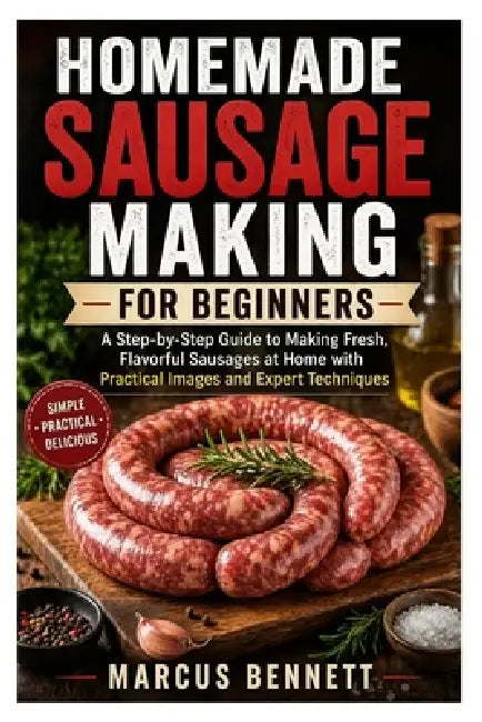 Homemade Sausage Making for Beginners: A Step-by-Step Guide to Making Fresh, Flavorful Sausages at Home with Practical Illustrations and Expert Techni by Marcus Bennett