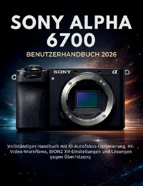 Sony Alpha 6700 Benutzerhandbuch 2026: Vollständiges Handbuch mit KI-Autofokus-Optimierung, 4K-Video-Workflows, BIONZ XR-Einstellungen und Lösungen ge by Jared Norris