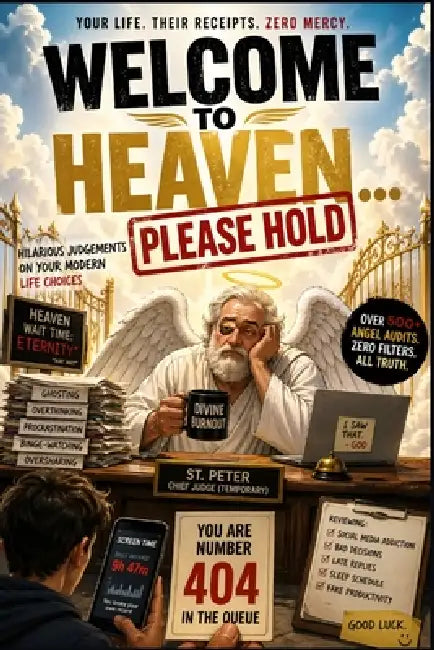 Welcome to Heaven... Please Hold: 500+ Hilarious Judgements of Modern Life at the Pearly Gates by Big Little Dreams