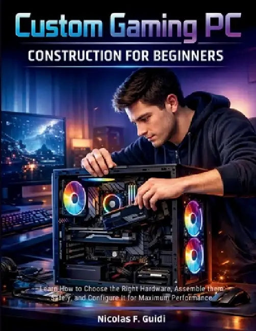 Custom Gaming PC Construction for Beginners: Learn How to Choose the Right Hardware, Assemble them Safely, and Configure It for Maximum Performance by Nicolas F. Guidi
