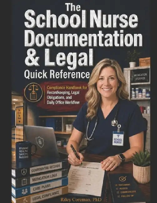 The School Nurse Documentation & Legal Quick Reference: Compliance Handbook for Recordkeeping, Legal Obligations, and Daily Office Workflow by Riley Coreman