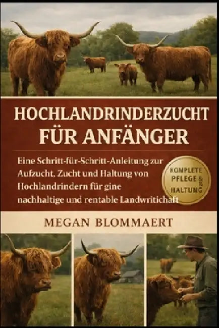 Hochlandrinderzucht Für Anfänger: Eine Schritt-für-Schritt-Anleitung zur Aufzucht, Zucht und Haltung von Hochlandrindern für eine nachhaltige und rent by Megan Blommaert