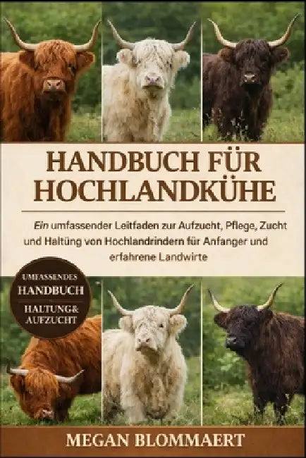 Handbuch Für Hochlandkühe: Ein umfassender Leitfaden zur Aufzucht, Pflege, Zucht und Haltung von Hochlandrindern für Anfänger und erfahrene Landwirte by Megan Blommaert