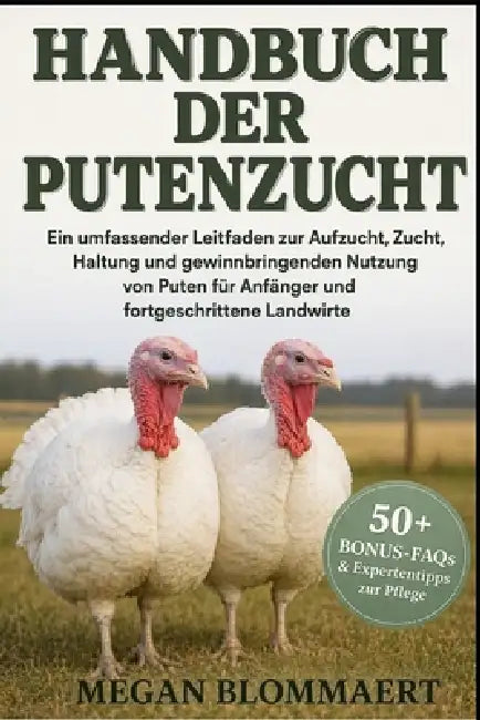 Handbuch Der Putenzucht: Ein umfassender Leitfaden zur Aufzucht, Zucht, Haltung und gewinnbringenden Nutzung von Puten für Anfänger und fortgeschritte by Megan Blommaert