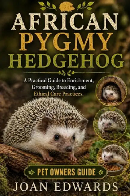 African Pygmy Hedgehog: A Practical Guide to Enrichment, Grooming, Breeding, and Ethical Care Practices. by Joan Edwards