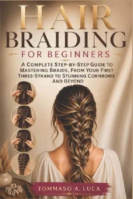 Hair Braiding for Beginners: A Complete Step-by-Step Guide to Mastering Braids, From Your First Three-Strand to Stunning Cornrows and Beyond by Tommaso A. Luca