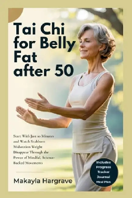 Tai CHI for Belly Fat After 50: Start With Just 10 Minutes and Watch Stubborn Midsection Weight Disappear Through the Power of Mindful, Science-Backed by Makayla Hargrave