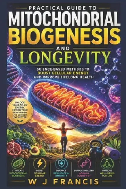 Practical Guide to Mitochondrial Biogenesis and Longevity: Science-Based Methods to Boost Cellular Energy and Improve Lifelong Health by W. J. Francis