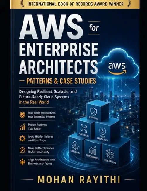 AWS for Enterprise Architects - Patterns & Case Studies: Designing Resilient, Scalable, and Future-Ready Cloud Systems in the Real World by Mohan Rayithi