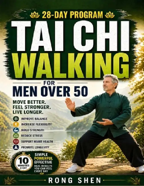 Tai Chi Walking for Men Over 50: A Simple System to Improve Balance, Build Strength, Increase Mobility, and Stay Active with Gentle, Low-Impact Tai Ch by Rong Shen