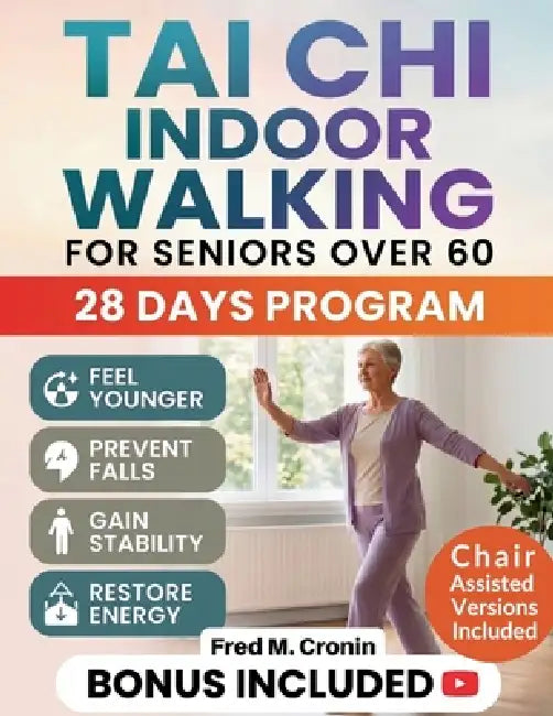 Tai CHI Indoor Walking for Seniors Over 60: A Simple 28-Day Program to Build Strength, Prevent Falls, and Balance with Confidence at Home by Fred M. Cronin