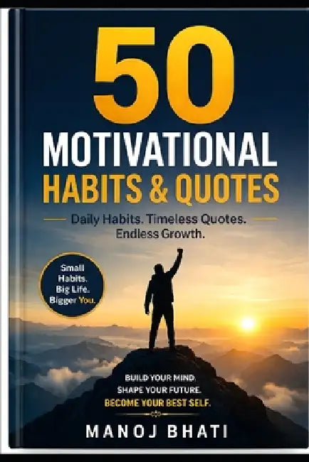50 Motivational Habits & Quotes by Manoj Bhati: Small Changes That Lead to Big Results by Manoj Bhati