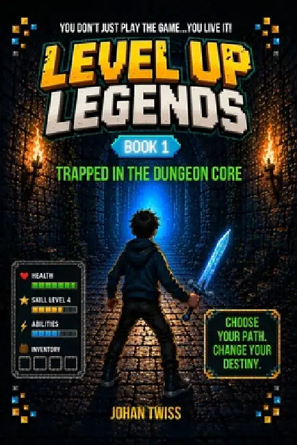 Level Up Legends: Trapped in the Dungeon Core (Book 1) by Johan Twiss