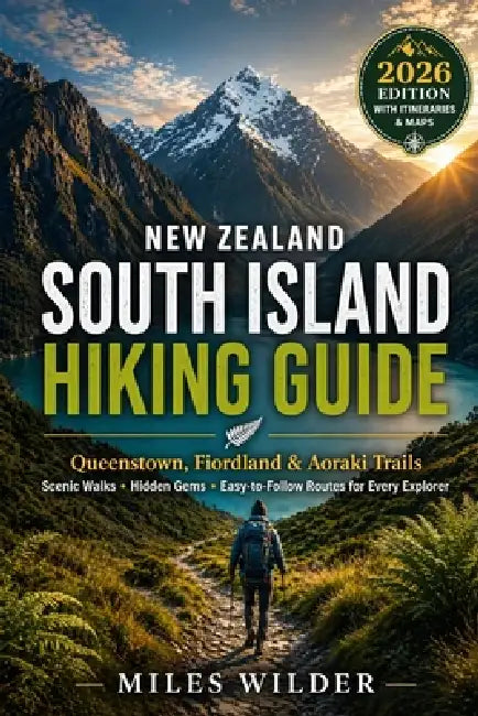 New Zealand South Island Hiking Guide 2026: Queenstown, Fiordland & Aoraki Trails - Scenic Walks, Hidden Gems & Easy-to-Follow Routes for Every Explor by Miles Wilder
