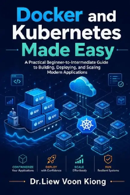Docker and Kubernetes Made Easy: Build, Deploy, and Manage Modern Applications with Containers, Kubernetes, CI/CD, Networking, Scaling, and Cloud-Nati by Voon Kiong Liew
