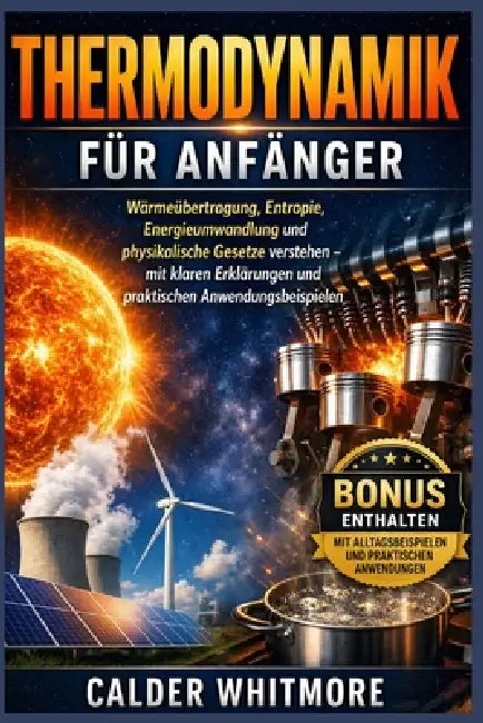 Thermodynamik für Anfänger: Wärmeübertragung, Entropie, Energieumwandlung und physikalische Gesetze verstehen - mit klaren Erklärungen und praktischen by Calder Whitmore