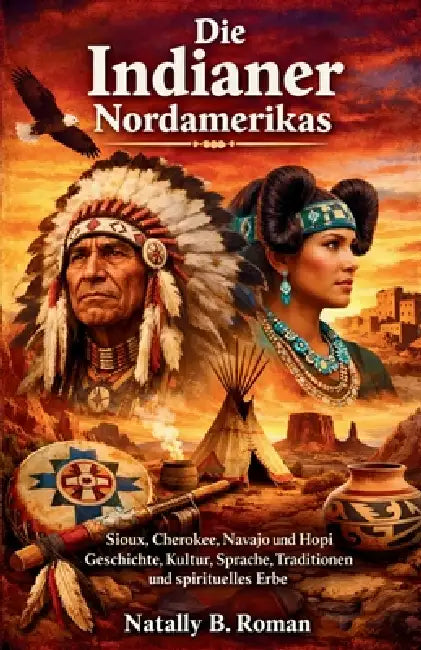 Die Indianer Nordamerikas: Sioux Cherokee Navajo und Hopi Geschichte Kultur Sprache Traditionen und spirituelles Erbe by Natally B. Roman