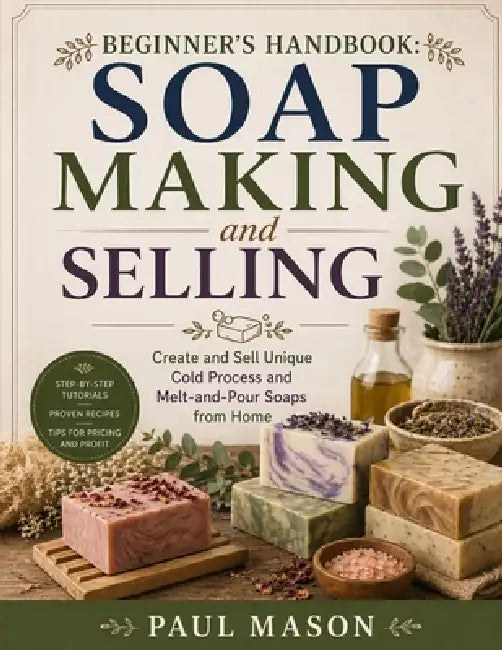 Beginner's Handbook: Soap Making and Selling : Create and Sell Unique Cold Process and Melt-and-Pour Soaps from Home by Paul Mason
