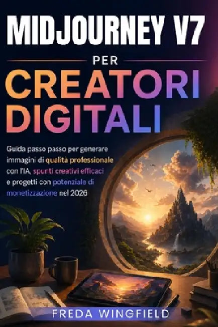 Midjourney V7 per creatori digitali: Guida passo passo per generare immagini di qualità professionale con l'IA, spunti creativi efficaci e progetti co by Freda Wingfield