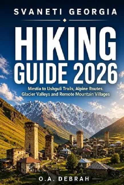 Svaneti Georgia Hiking Guide 2026: Mestia to Ushguli Trails, Alpine Routes, Glacier Valleys and Remote Mountain Villages by O. a. Debrah