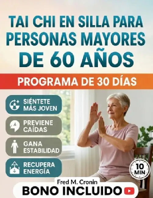 Tai CHI En Silla Para Personas Mayores de 60 Años: Rutinas Seguras Para Realizar Sentado que Mejoran el Equilibrio, Alivian la Rigidez y Recuperan Ene by Fred M. Cronin
