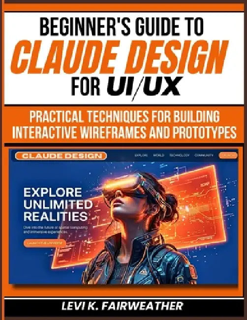 Beginner's Guide To Claude Design for UI/UX: Practical Techniques for Building Interactive Wireframes and Prototypes by Levi K. Fairweather