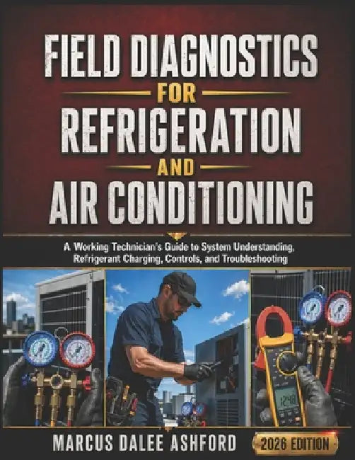 Field Diagnostics For Refrigeration And Air Conditioning: A Working Technician's Guide to System Understanding, Refrigerant Charging, Controls, and Tr by Marcus Dalee Ashford