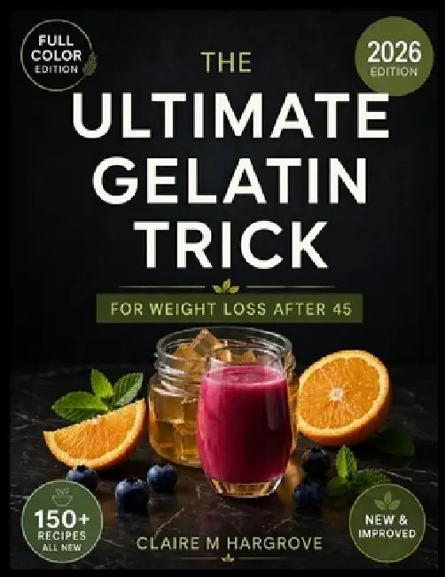 The Ultimate Gelatin Trick for Weight Loss after 45: The Complete Menopause Reset: 150+ Original Recipes, Science-Backed Strategies to Crush Cravings, by Claire M. Hargrove