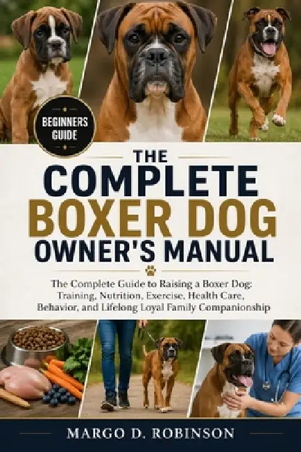 The Complete Boxer Dog Owner's Manual: The Complete Guide to Raising a Boxer Dog: Training, Nutrition, Exercise, Health Care, Behavior, and Lifelong L by Margo D. Robinson