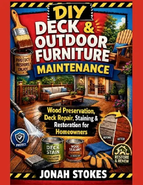 Deck & Outdoor Furniture Maintenance: Wood Preservation, Deck Repair, Staining & Restoration for Homeowners by Jonah Stokes