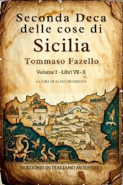 Seconda Deca delle cose di Sicilia Volume 2: Libri VII - X Edizione inedita in italiano moderno by Aldo Diomedes, Tommaso Fazello