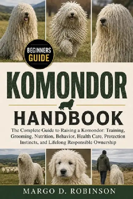 Komondor Handbook: The Complete Guide to Raising a Komondor: Training, Grooming, Nutrition, Behavior, Health Care, Protection Instincts, and Lifelong by Margo D. Robinson