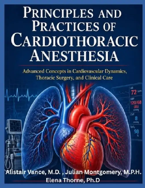 Principles and Practices of Cardiothoracic Anesthesia: advanced concepts in cardiovascular dynamics, thoracic surgery, and clinical care by Julian Montgomery M. P. H., Elena Thorne, Alistair Vance M. D.