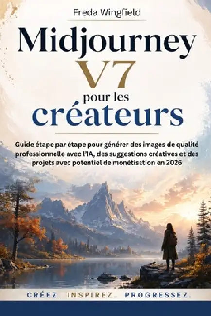 Midjourney V7 pour les créateurs: Guide étape par étape pour générer des images de qualité professionnelle avec l'IA, des suggestions créatives et des by Freda Wingfield